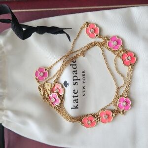 Kate Spade Floral Necklace.